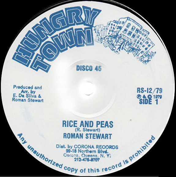 Roman Stewart - Rice And Peas | Hungry Town (RS-12/79)