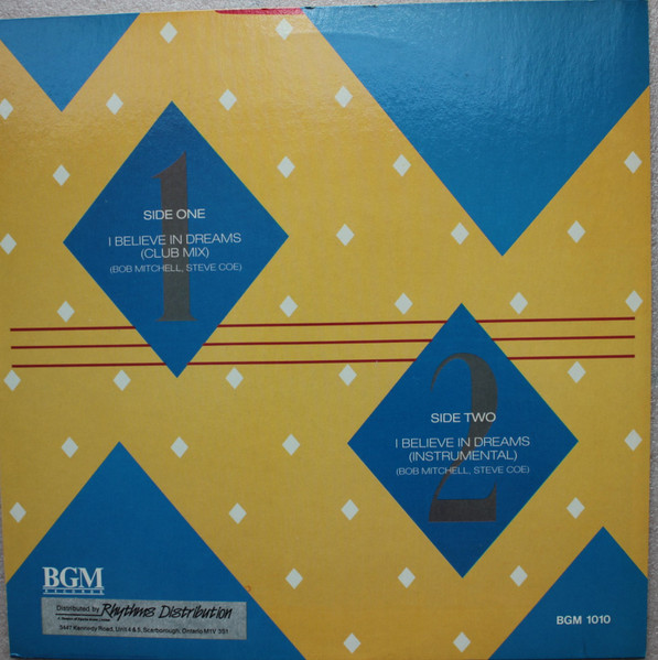 Jackie Rawe - I Believe In Dreams | BGM Records (BGM-1010) - 2