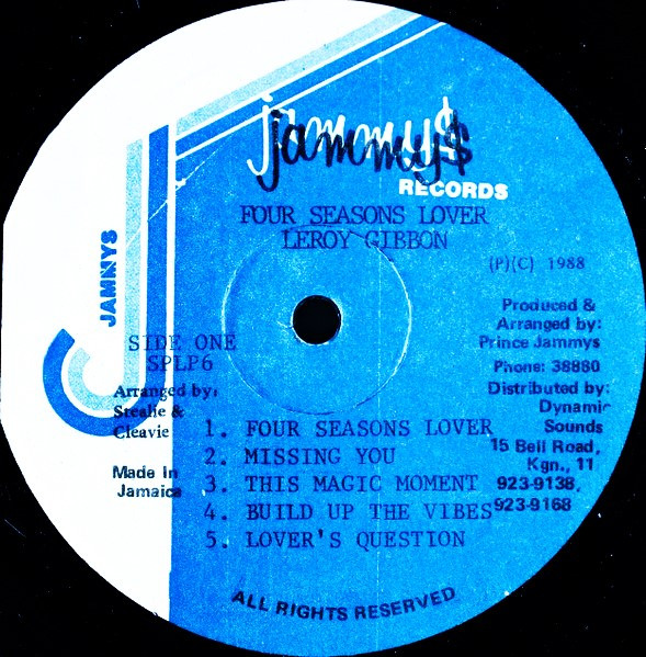 Leroy Gibbons - Four Season Lover | Jammy's Records (SPLP6) - 2