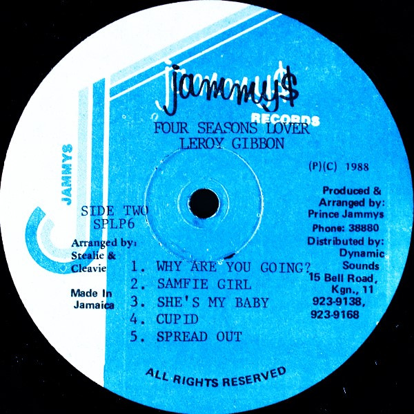 Leroy Gibbons - Four Season Lover | Jammy's Records (SPLP6) - 3