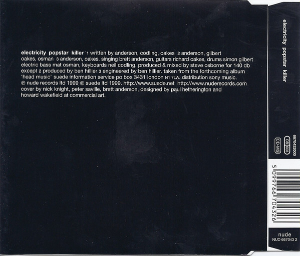 Suede - Electricity | Nude Records (NUD 667043 2) - 2