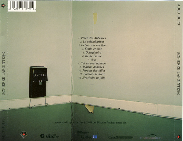Pierre Lapointe - Pierre Lapointe [CD] | Audiogram (ADCD 10173) - 3