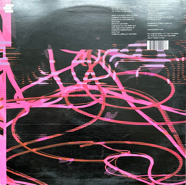 Luke Slater - I Can Complete You | Mute (12Mute287) - 2