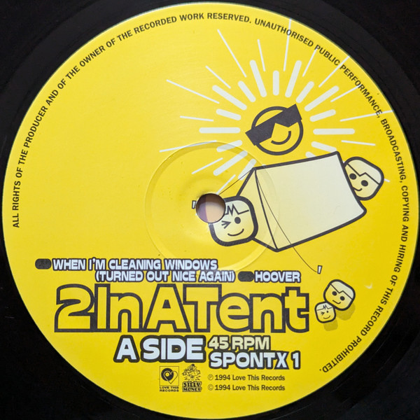2InATent - When I'm Cleaning Windows (Turned Out Nice Again) | Love This Records (SPONTX 1) - 4