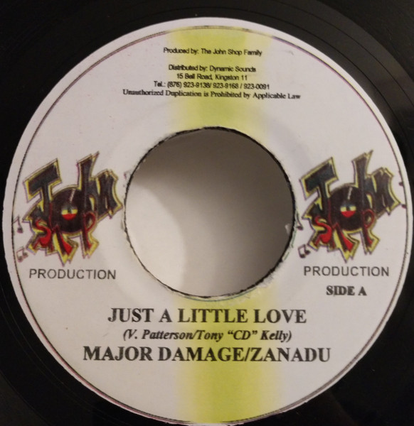 Zandu And Major Damage - Just A Little Love | John Shop Records (JSR 003)