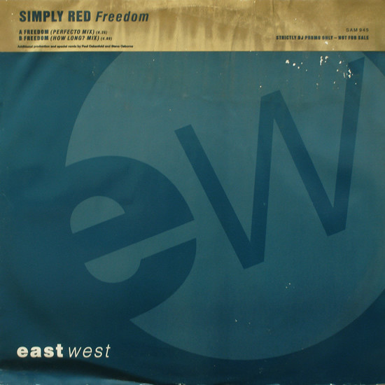 Simply Red - Freedom | EastWest (SAM 945)