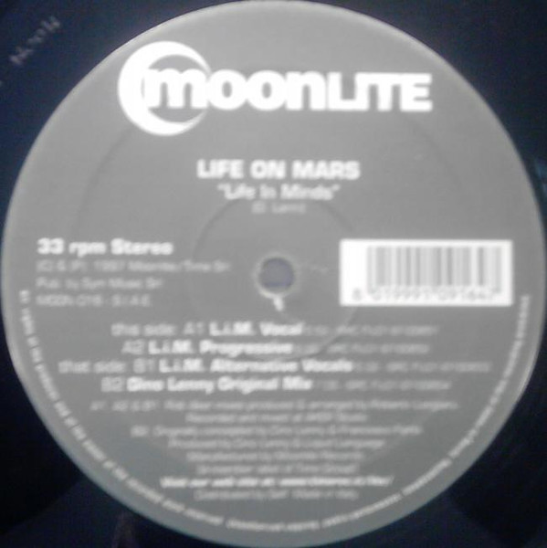 Life On Mars - Life In Minds | Moonlite (MOON 016) - main