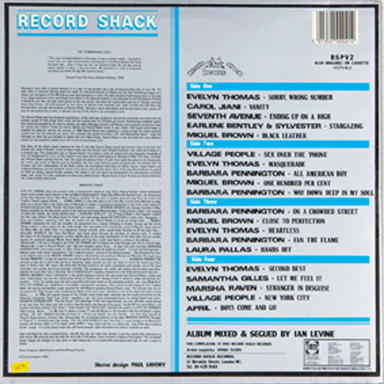 Various - Record Shack Presents Volume Two | Record Shack Records (RSPV2) - 2