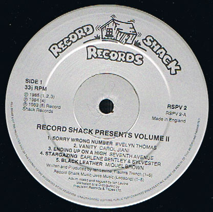 Various - Record Shack Presents Volume Two | Record Shack Records (RSPV2) - 4