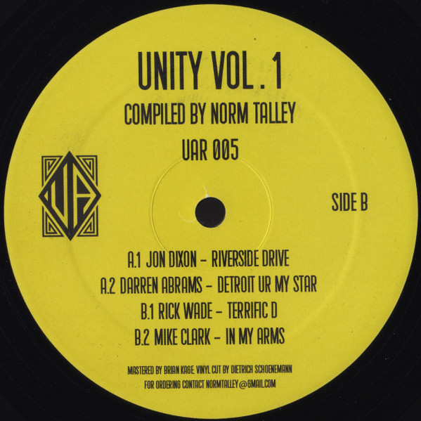 Various - Unity Vol. 1 | Upstairs Asylum Recordings (UAR 005) - 4