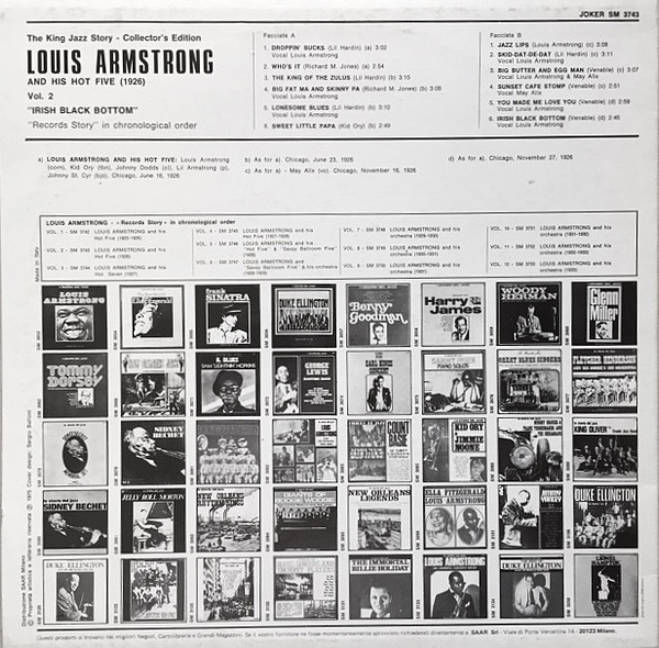 Louis Armstrong & His Hot Five - Irish Black Bottom 1926 | Joker (SM 3743) - 2