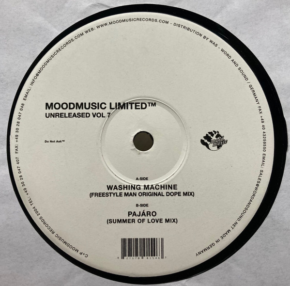 Sasse - Unreleased Vol. 7 | Moodmusic (moodlim-007) - main