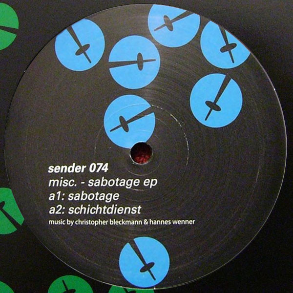 Misc. - Sabotage EP | Sender Records (sender 074)