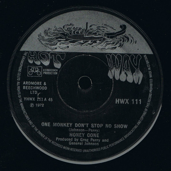 Honey Cone - One Monkey Don't Stop No Show | Hot Wax (HWX 111)