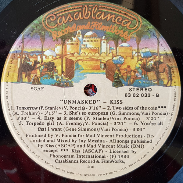 Kiss - Unmasked | Casablanca (63 02 032) - 4