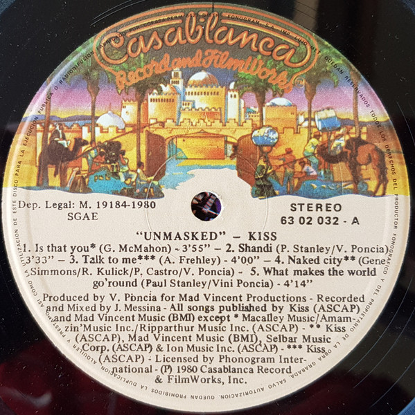 Kiss - Unmasked | Casablanca (63 02 032) - 3