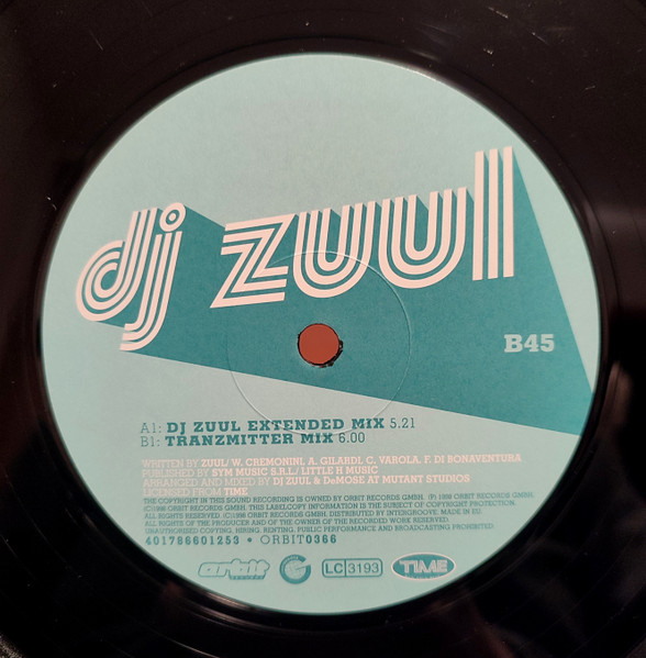 DJ Zuul - Feel The Music | Orbit Records (ORBIT0366) - 4