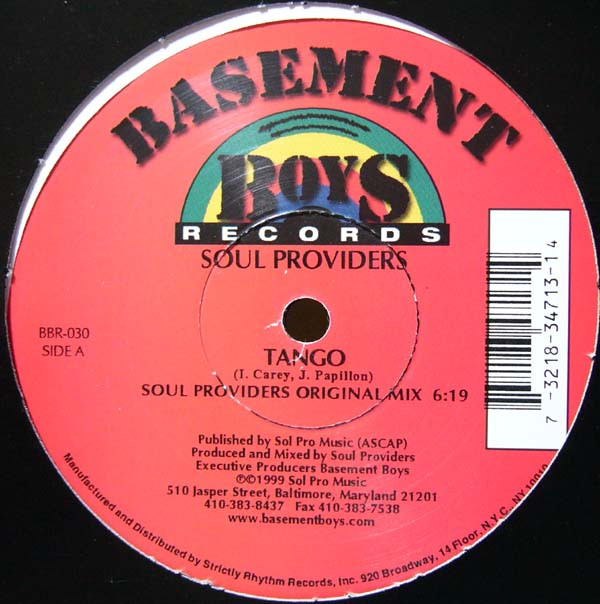 Soul Providers - Tango | Basement Boys Records (BBR-030)