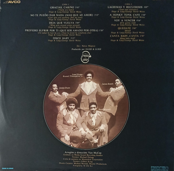 The Stylistics - Thank You Baby | Avco (TXS 3033) - 2