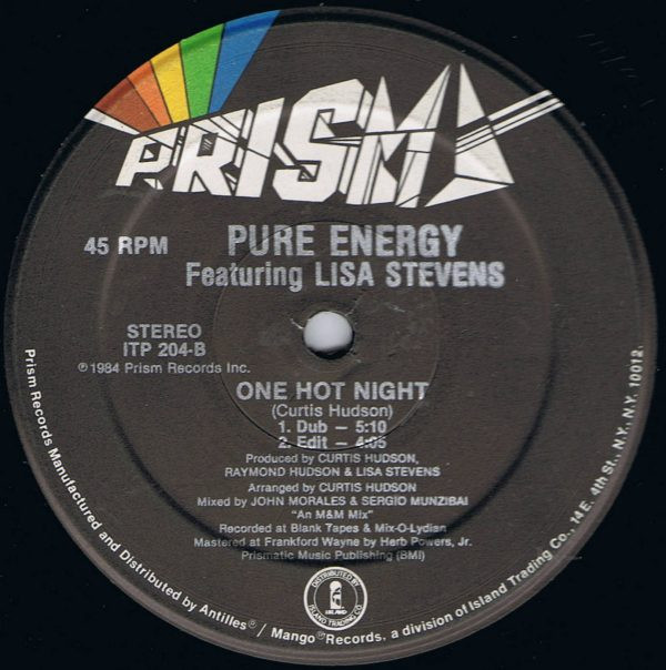 Pure Energy Featuring Lisa Stevens - One Hot Night | Prism (ITP 204)
