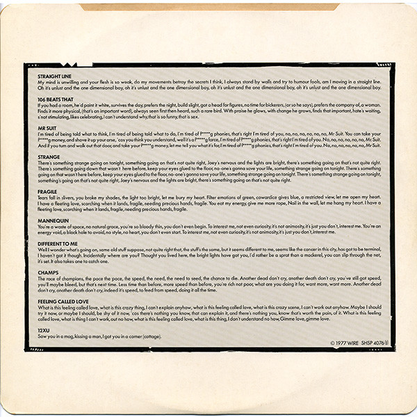 Wire - Pink Flag | Harvest (SHSP 4076) - 6 Wire - Pink Flag | Harvest (SHSP 4076) - 6