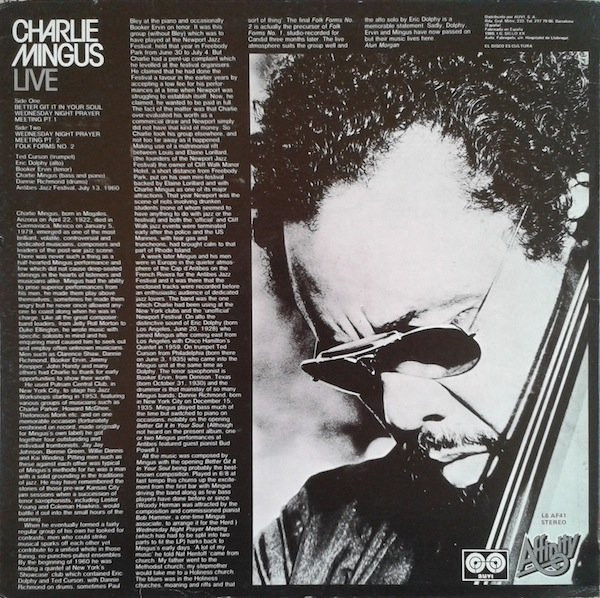 Charles Mingus - Live | Affinity (L6 AF41) - 2