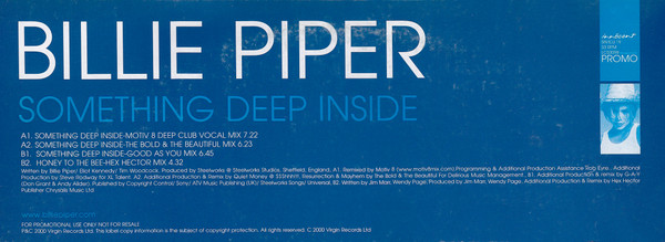 Billie Piper - Something Deep Inside | Virgin (SINTDJ 19) - 2