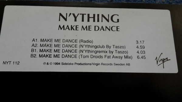 N'Ything - Make Me Dance | Virgin (NYT 112) - 2 N'Ything - Make Me Dance | Virgin (NYT 112) - 2