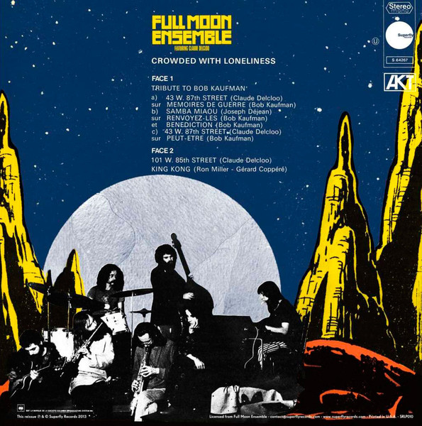 The Full Moon Ensemble Featuring Claude Delcloo - Crowded With Loneliness | Superfly Records (SRLP010) - 4
