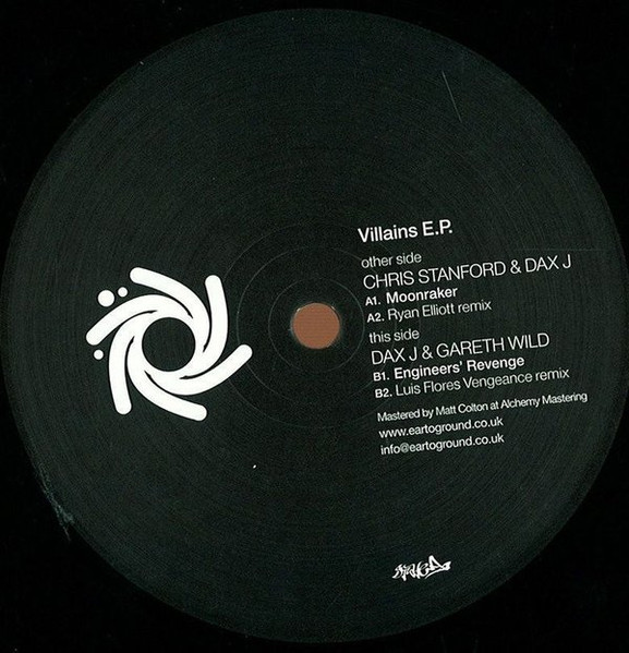 Gareth Wild , Chris Stanford , Dax J - Villains E.P. | EarToGround Records (ETG007)
