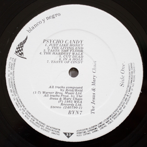 The Jesus And Mary Chain - Psychocandy | Blanco Y Negro (BYN 7) - 3