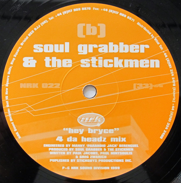 Soul Grabber & The Stickmen - Hey Bryce | NRK Sound Division (NRK 022) - 2