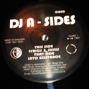 A-Sides - Into Existance / Lyrics & Skills | Clued (CLUED 1) - 2