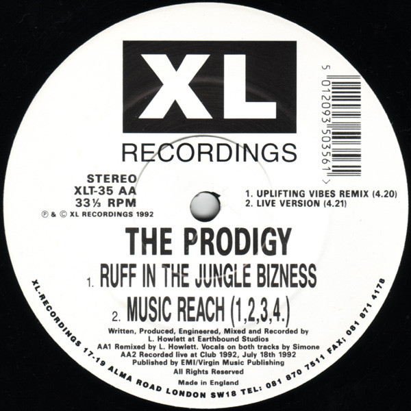 The Prodigy - Out Of Space | XL Recordings (XLT 35) - 4