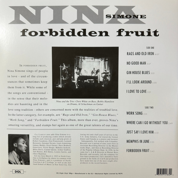 Nina Simone - Forbidden Fruit | DOL (DOL832HG) - 2 Nina Simone - Forbidden Fruit | DOL (DOL832HG) - 2
