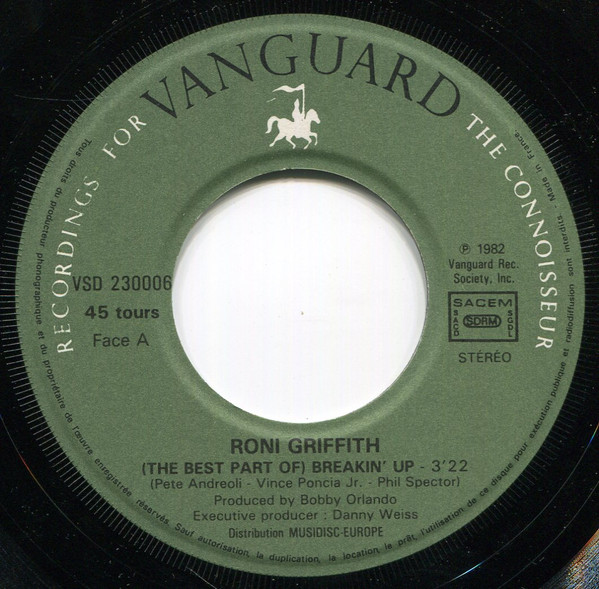 Roni Griffith - (The Best Part Of) Breakin' Up | Vanguard (VSD 230 006) - 3