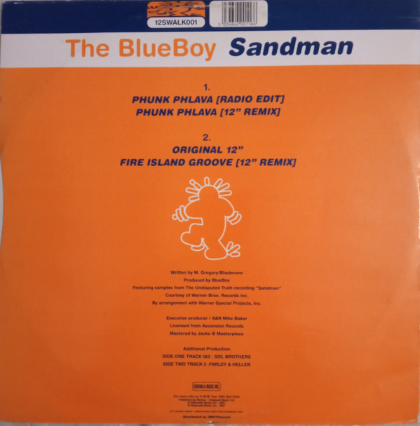 Blue Boy - Sandman | Sidewalk Music Inc. (12SWALK001) - 2 Blue Boy - Sandman | Sidewalk Music Inc. (12SWALK001) - 2