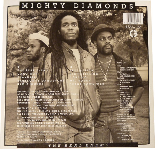The Mighty Diamonds - The Real Enemy | Greensleeves Records (GREL 102) The Mighty Diamonds - The Real Enemy | Greensleeves Records (GREL 102)