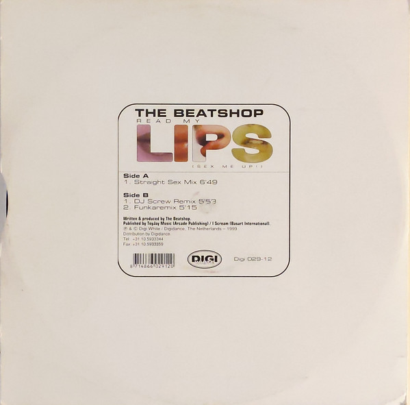 The Beatshop - Read My Lips (Sex Me Up!) | Digi White (Digi 029-12) - 2 The Beatshop - Read My Lips (Sex Me Up!) | Digi White (Digi 029-12) - 2