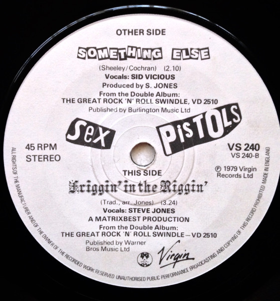 Sex Pistols - Something Else | Virgin (VS 240) - 4