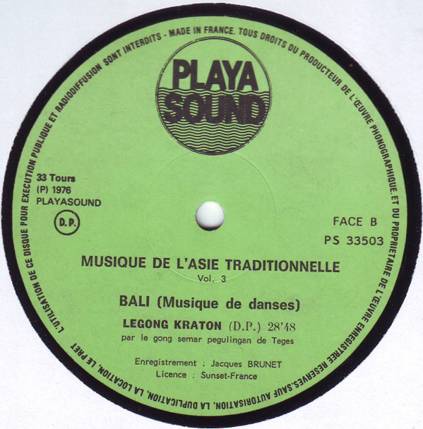 Various - Bali | Playa Sound (PS 33503) - 3 Various - Bali | Playa Sound (PS 33503) - 3