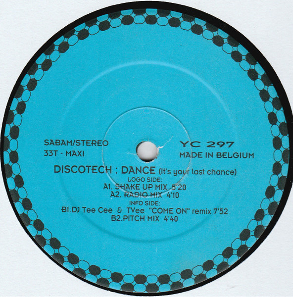 Discotech - Dance (It's Your Last Chance) | Yellow Cab (YC 297)
