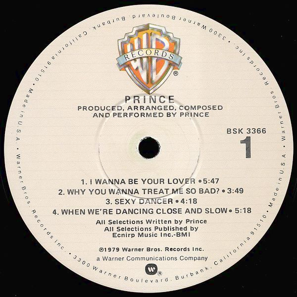 Prince - Prince | Warner Bros. Records (BSK 3366) - 3 Prince - Prince | Warner Bros. Records (BSK 3366) - 3