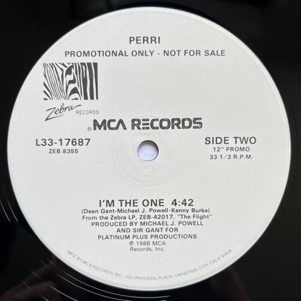 Perri - I'm The One | Zebra Records (ZEB 8355)