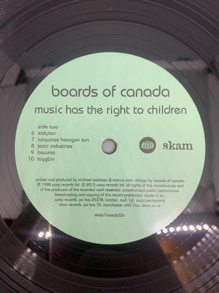 Boards Of Canada - Music Has The Right To Children | Warp Records (warplp55r) - 5