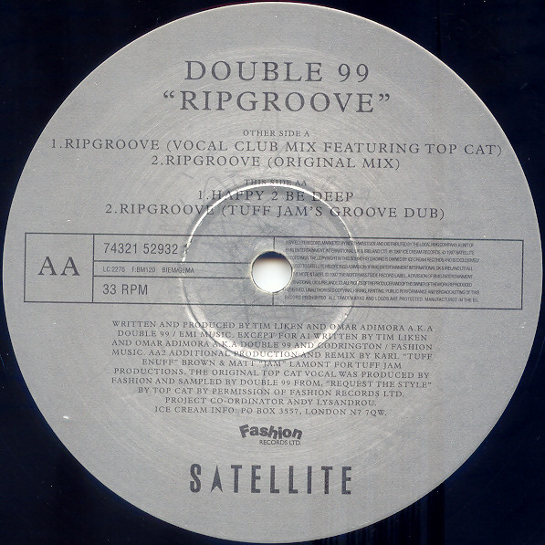Double 99 - Ripgroove | Satellite (74321 52932 1) - 4