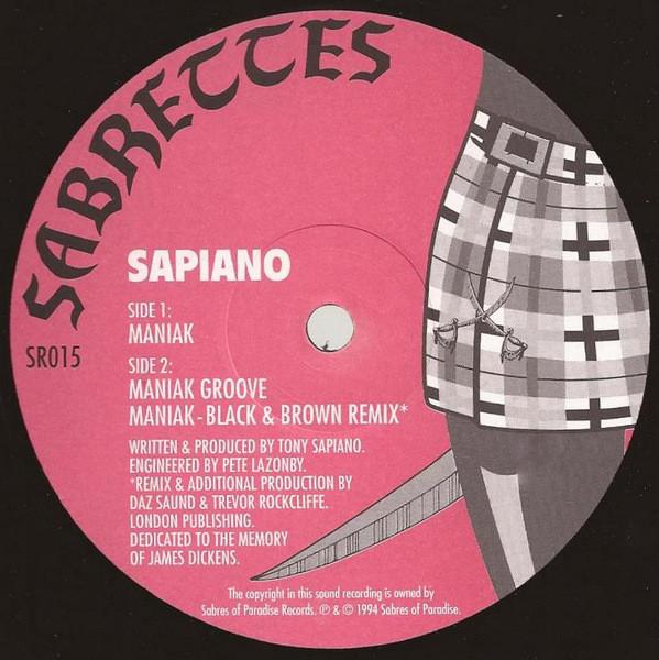Sapiano - Maniak | Sabrettes (SR015)