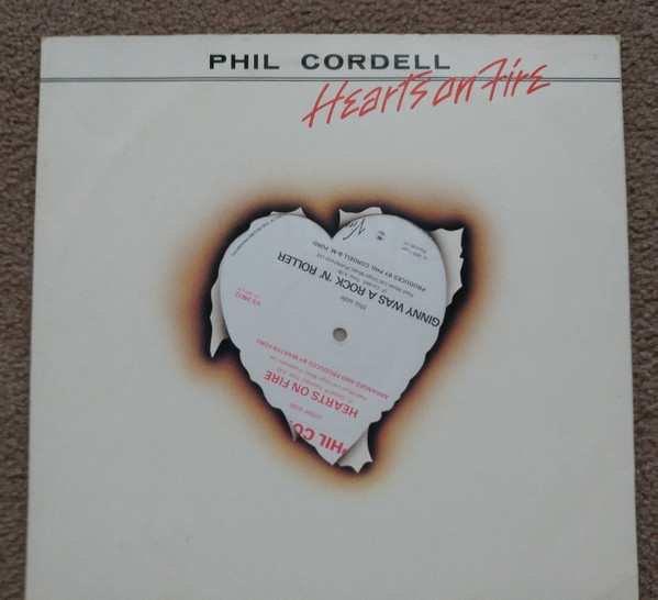 Phil Cordell - Hearts On Fire | Virgin (VS 24612) Phil Cordell - Hearts On Fire | Virgin (VS 24612)