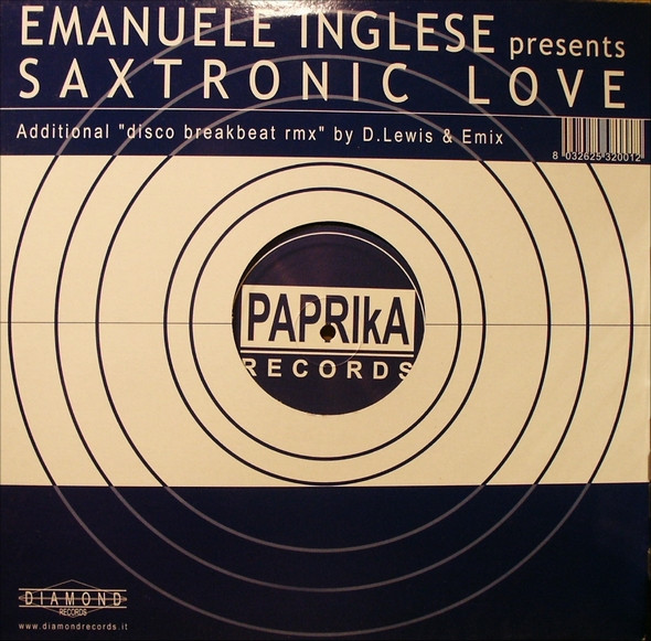 Emanuele Inglese - Saxtronic Love | Paprika (PPK0001)