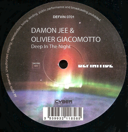 Damon Jee & Olivier Giacomotto - Deep In The Night | Definitive Recordings (DEFVIN 0701)